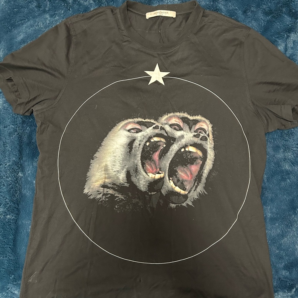 Givenchy star monkey tee
